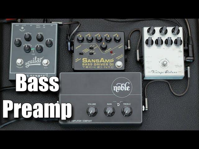 Bass Preamp/DI Comparison (Noble, Darkglass, Sansamp, Aguilar)