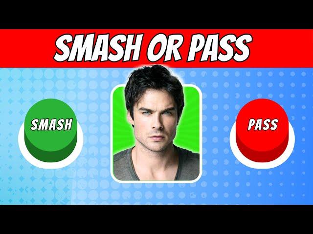 SMASH or PASS 110 OPTIONS!! | Male TV Characters Edition 2025 | QUIZ WAVEZ