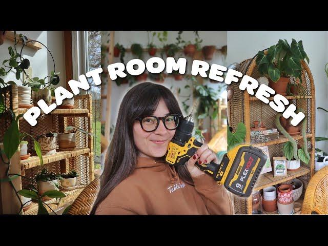 HOUSEPLANT ROOM REFRESH! | updating the plant room for spring