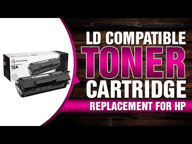 LD Compatible Toner Cartridge Replacement for HP 12A Q2612A (Black)