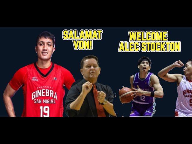 BREAKING: GINEBRA TRADES VON PESSUMAL TO CONVERGE | ALEC STOCKTON NASA GINS NA!