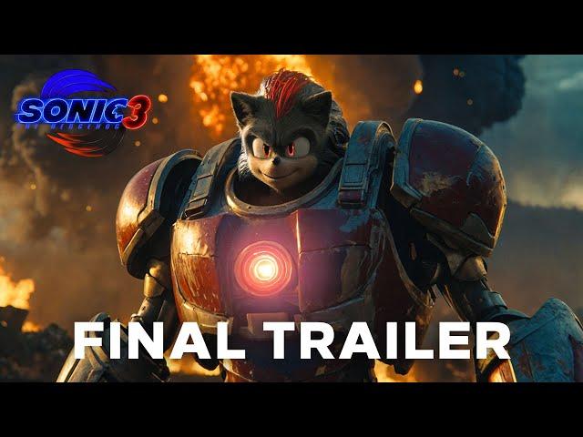 Sonic the Hedgehog 3 | Final Trailer (2024 Movie) Jim Carrey, Keanu Reeves