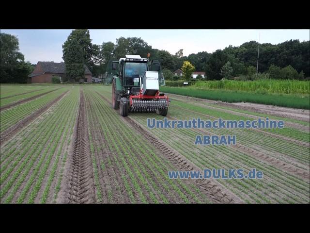 Weeding machine ABRAH from DULKS in use and detail