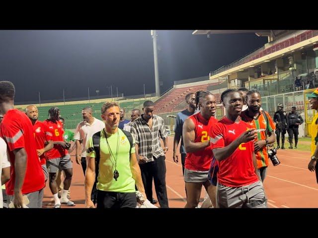 BEHIND THE SCENES: BLACK STARS PLAYERS, AGYA KOO, SHARAF MAHAMA & HOW TEAM ENDED FINAL TRAINING