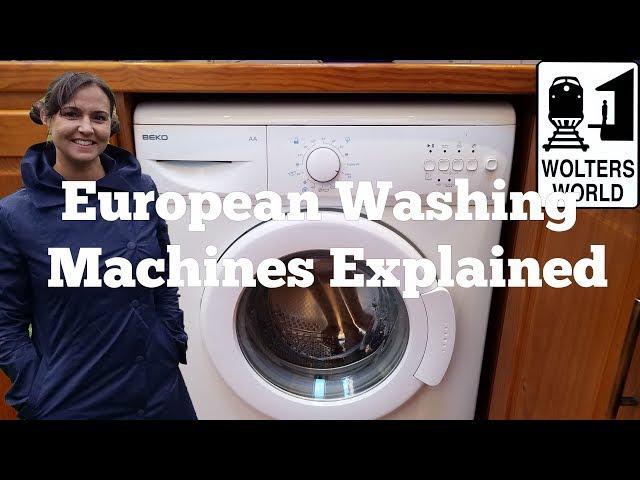 How to Use a European Washing Machine by Jocelyn