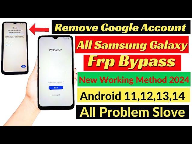 SAMSUNG FRP BYPASS 2024ANDROID 12-13-14 Latest Security 2024️Frp Lock Removal | Frp Unlock