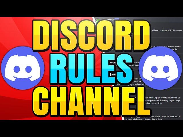 How to Make a Rules Channel on Discord