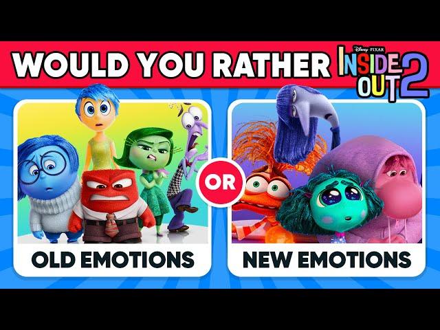 Would You Rather Inside Out 2 Edition | INSIDE OUT 2 Movie Quiz