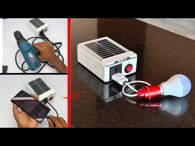 How To Make Portable Solar Inverter At Home