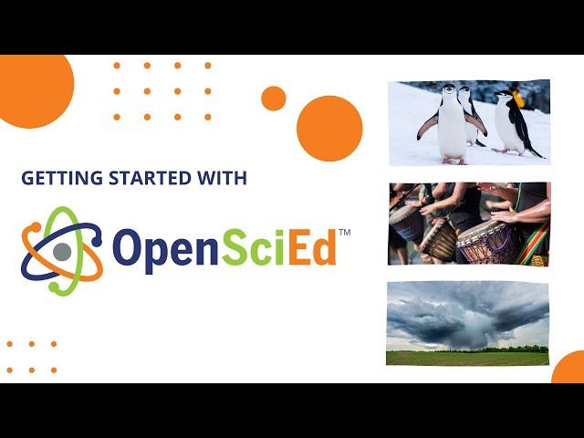 Getting Started with OpenSciEd