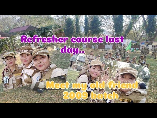 Last day 23 refresher course|meet my sweet old friend|2009 batch|mix video #youtubevideo#policelife