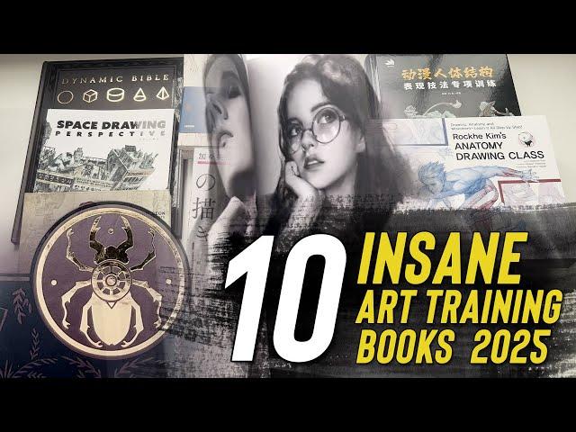 Reviewing 10 INSANE Art Training Books (2025) #art #bookreview #2d #anime