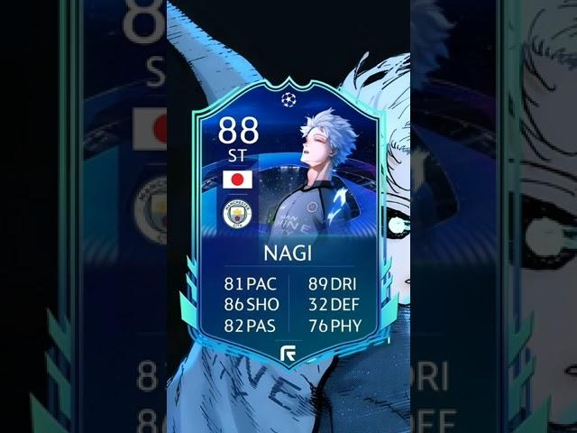 Blue Lock  Players Fifa Card #shorts #bluelock #anime #manga