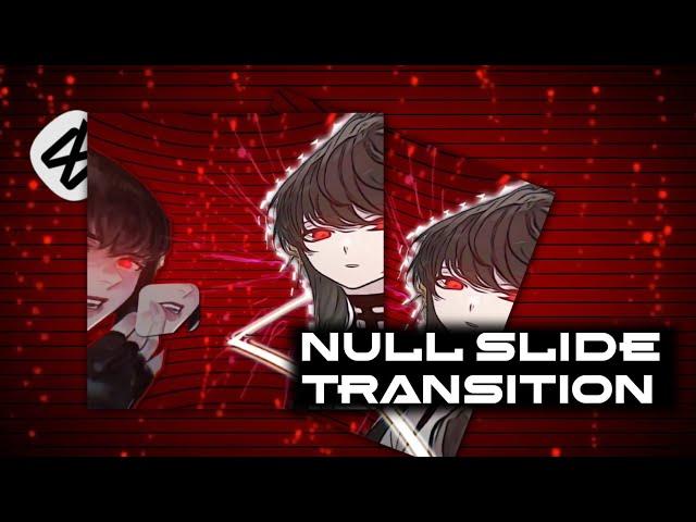 Smooth Null Slide Transition on Capcut?! | Tutorial