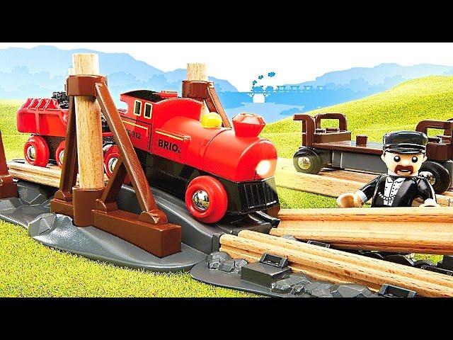 Cartoons WORLD of BRIO. Wooden railway toys for children