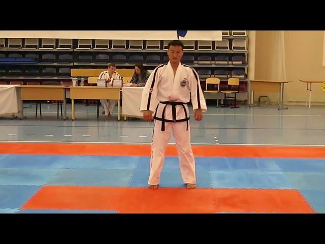 태권도 Ge-Baek pattern by DPRK Taekwon-do ITF demo team / Ге-Бэк туль ИТФ