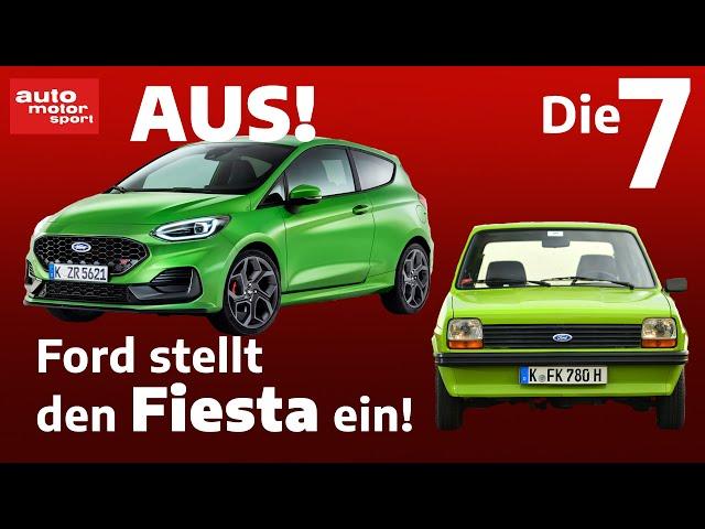 Aus! Ford stellt den Fiesta ein: 7 Fakten zum Ende einer Ära | auto motor und sport