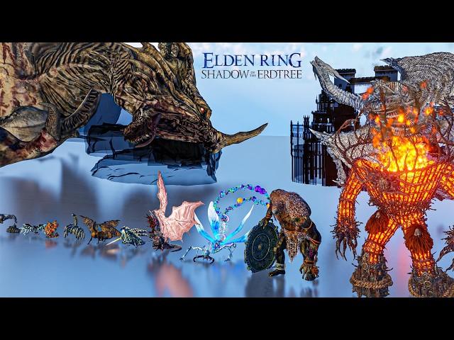 INSANE 70+ Elden Ring DLC Monsters, Bosses & Wildlife Size Comparison   [10K Subs Celebration]