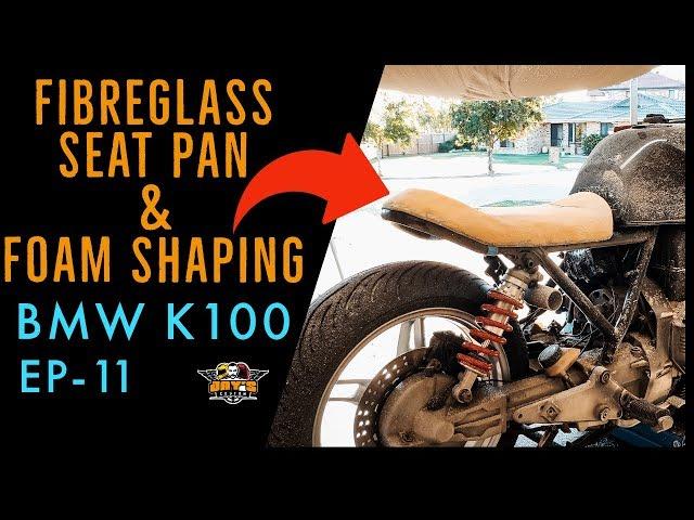 Fibreglass Seat Pan & Foam Shaping Part 2 - BMW K100