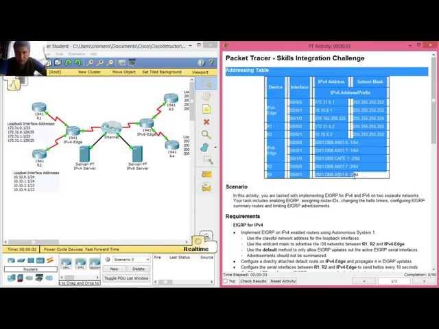 8.3.1.2 Packet Tracer - Skills Integration Challenge