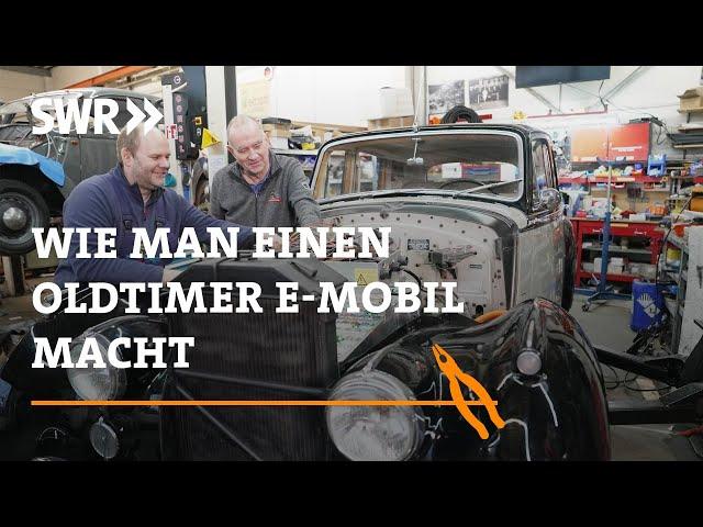 How to make a classic car electric | SWR Handwerkskunst