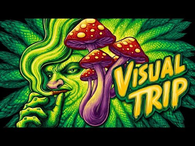 Psy Dub Visual Trip | Magic Mushroom & Ayahuasca Animation | Psychedelic Dub Mix