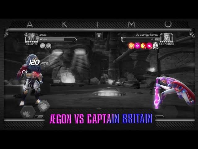 Ægon VS Necropolis Captain Britain! | MCOC