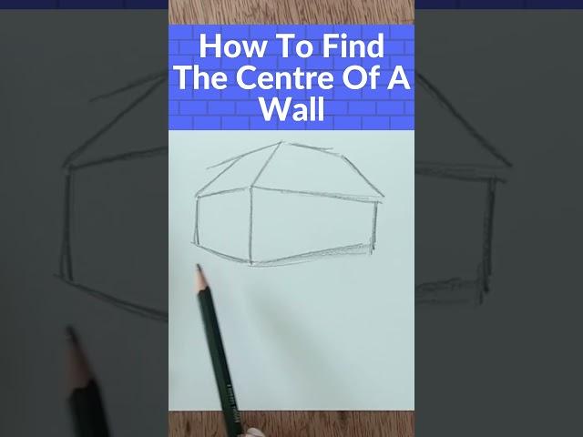 Drawing Perspective TRICK to Find The Center Of A Wall EVERY TIME!