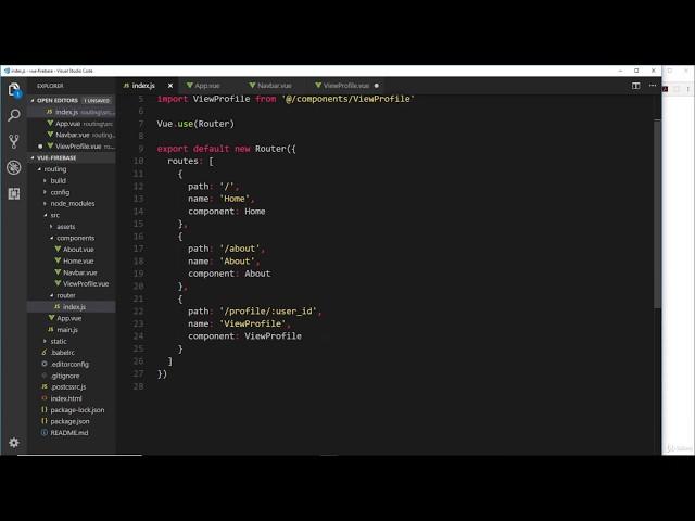 4. The Vue Router 4  Route Parameters