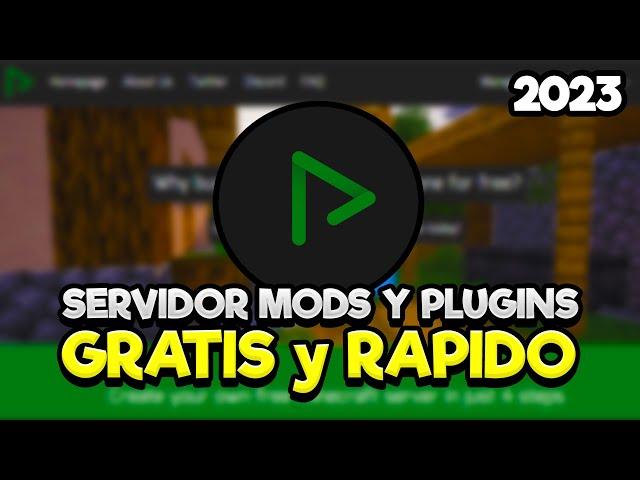 CREA tu SERVIDOR con MODS Y PLUGINS en MINECRAFT SIN LAG 2023 y GRATIS