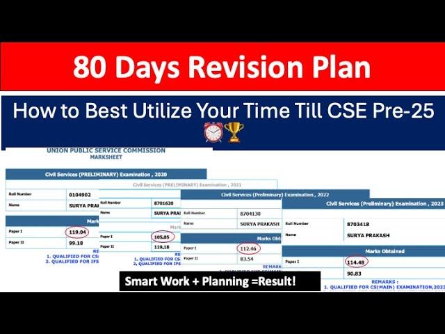 80-Day Countdown ⏳: Ace the CSE Prelims 2025 with This Perfect Roadmap!