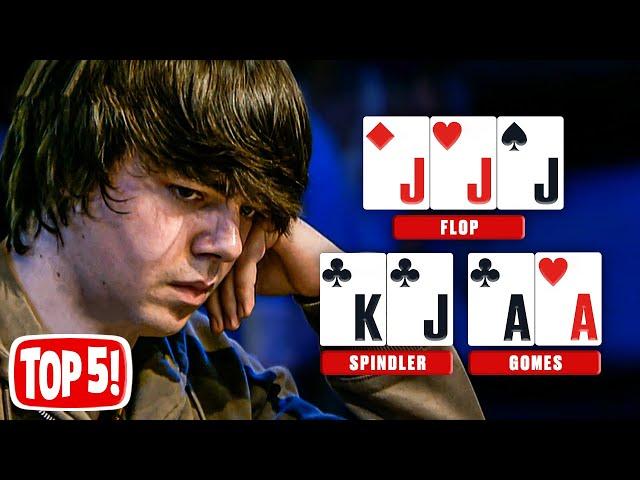 Top 5 Most EPIC Poker Hands You Must Have Seen ️ PokerStars