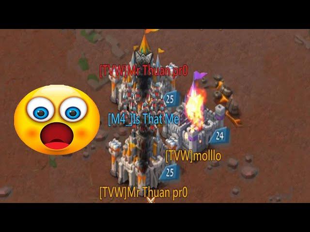 Solo Trap Taking Rallies in Dragon Arena - Lords Mobile