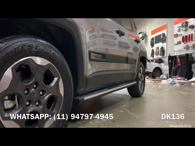 Estribo Jeep Renegade - Jeep Renegade com Acessórios instalados - Estribo Renegade - Dk136