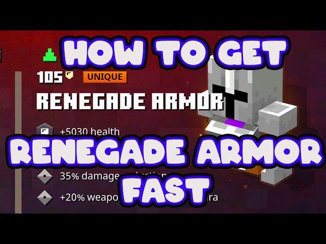 where to get the renegade armor in minecraft dungeons