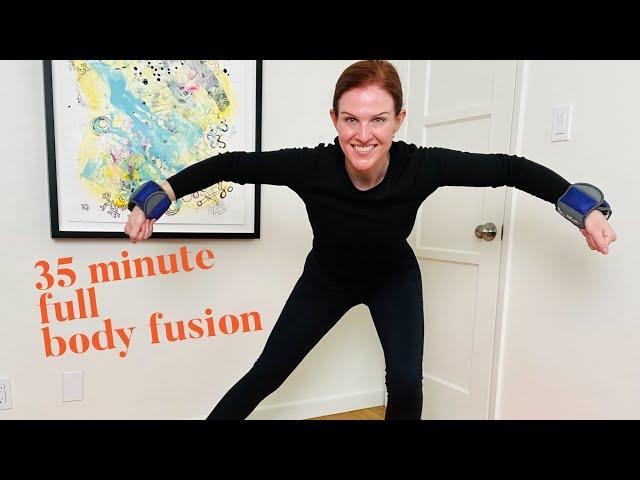 35 Minute Full Body Fusion with Kit Rich (light weights)