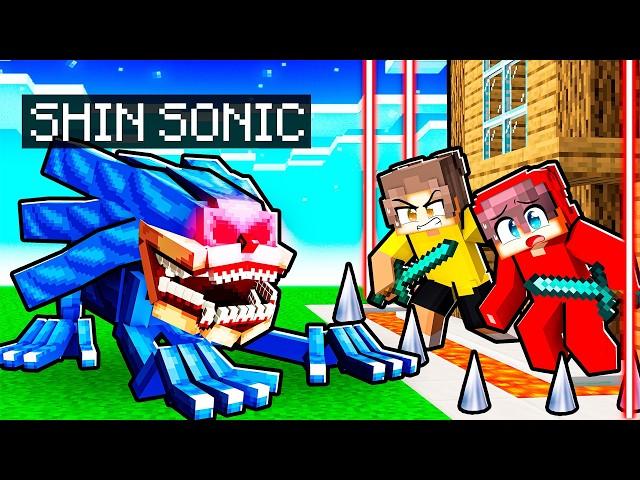 Shin Sonic vs Most Secure Minecraft Base!