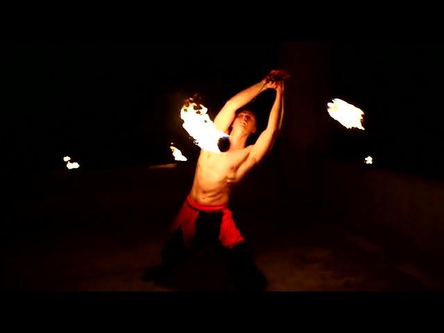 Огненное шоу и акробатика (fire show)