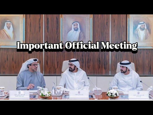 Imortant Official Meeting In UAEDubaiKing️#youtube #viral_video #uae #faz3 #sheikhhamdan #uae