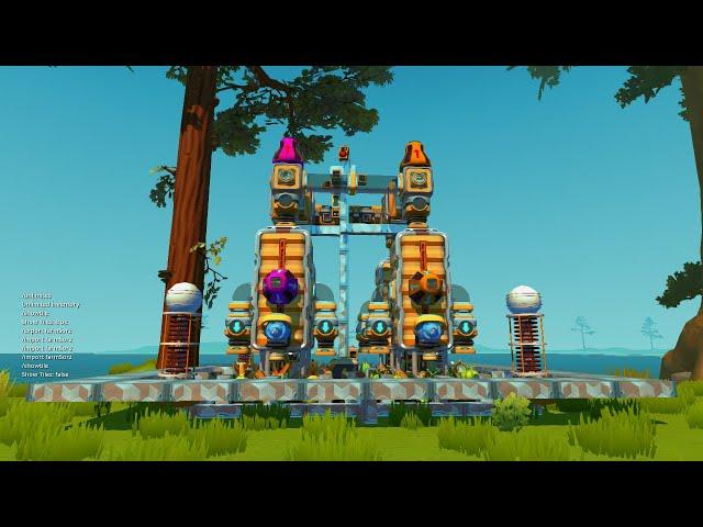 Scrap Mechanic the farm is made to look like a Sorz farm