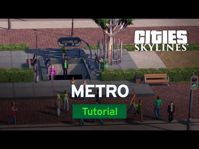 Metro and High Capacity Transit with bsquiklehausen | Modded Tutorial | Cities: Skylines