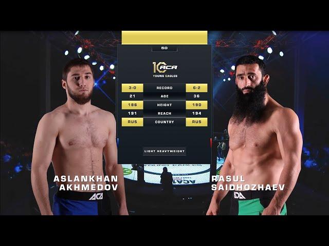 Асланхан Ахмедов vs. Расул Сайтхожаев | Aslankhan Akhmedov vs. Rasul Saytkhozhaev | ACA YE 50