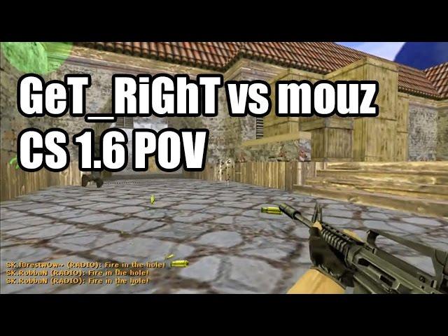 POV: GeT_RiGhT vs. mousesports @IEM 5 SK CS 1.6 Demo