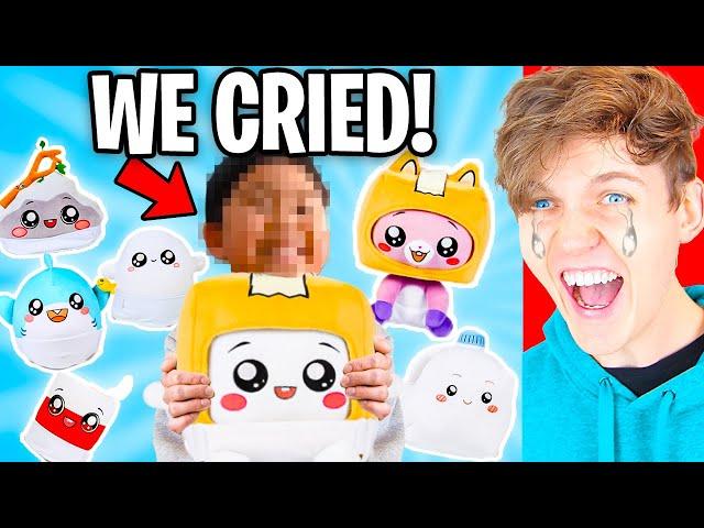 LANKYBOX *CRYING* REACTING TO YOU WITH MERCH! (HUGE REVEAL!)