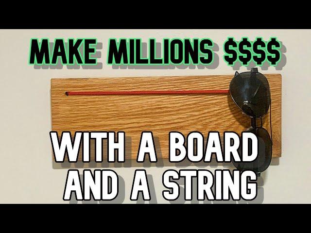 Low Cost/High Profit Sunglasses Holder - Sells Like Crazy//DIY//Make Easy Money Woodworking