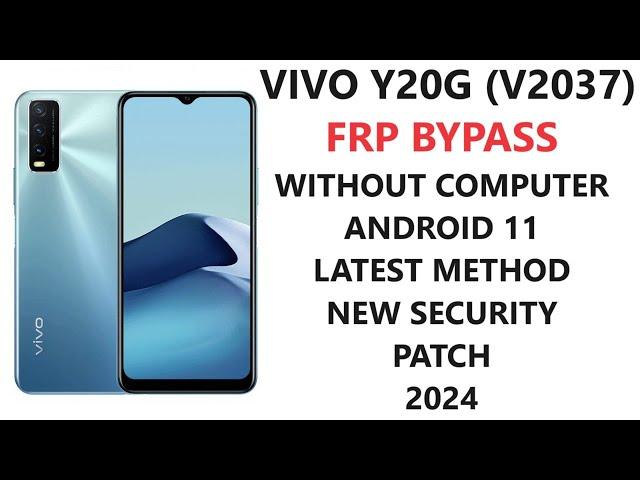 VIVO Y20G (V2037) FRP BYPASS BY UNLOCK TOOL ANDROID 11 II EASY METHOD 2024