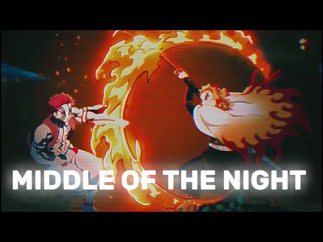 Rengoku vs Akaza amv/edit [Middle of the night]