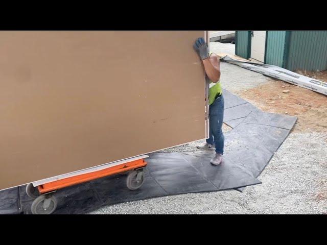 Combat Mat™ vs Gravel - Hardcore Drywall Delivery