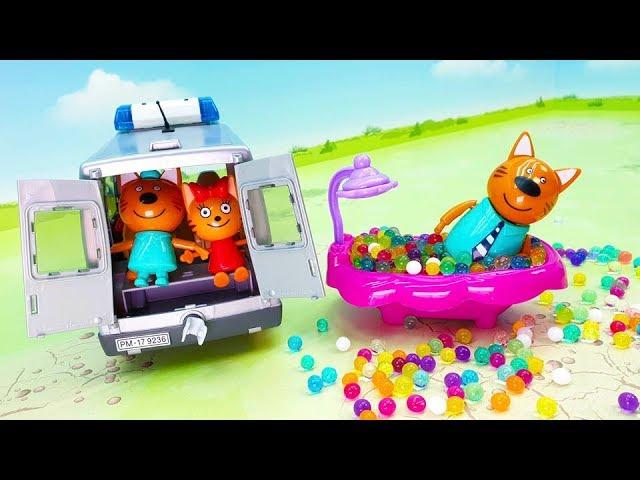 Three cats - Toy cartoon for kids! Cartoons about toys for the youngest children 2019