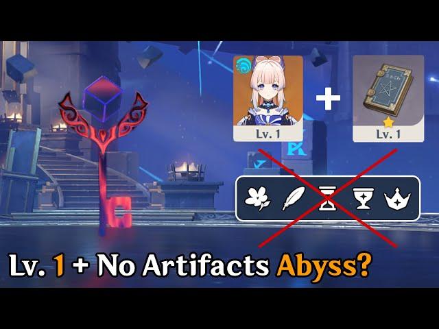 Can You Complete Abyss Without Artifacts on Level 1 Characters in Genshin Impact?